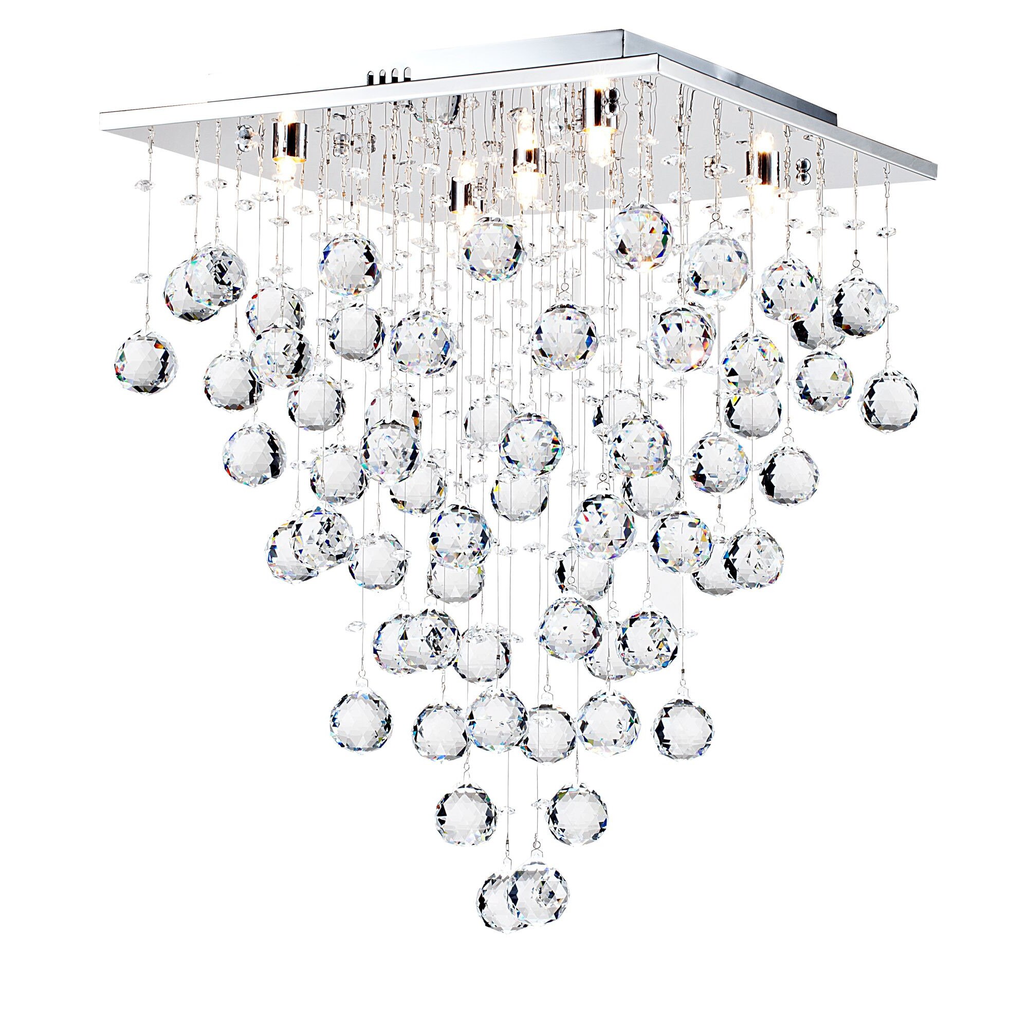 Plafoniera Maytoni Modern Swirl Nichel ,5 X 40W G9