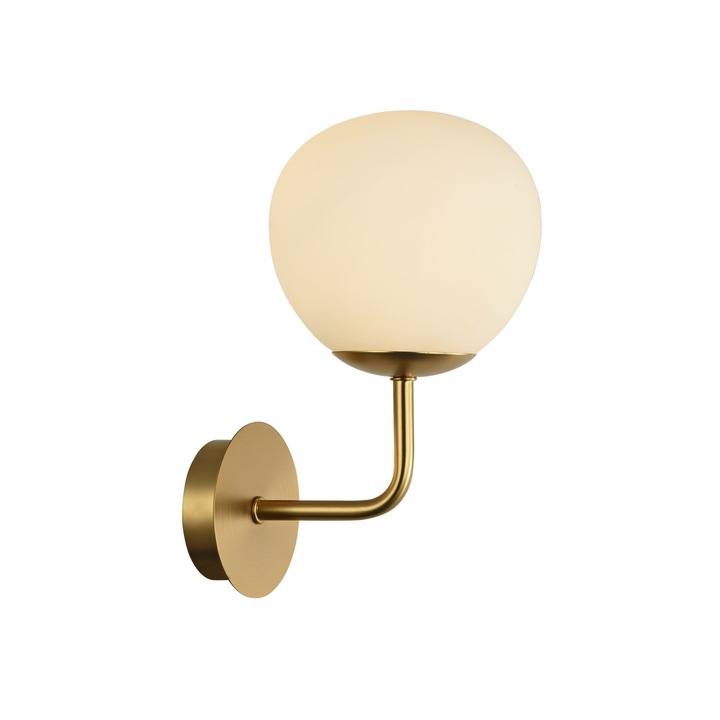 Maytoni Modern Erich Crem falilámpa, 1 X 40W E14, arany