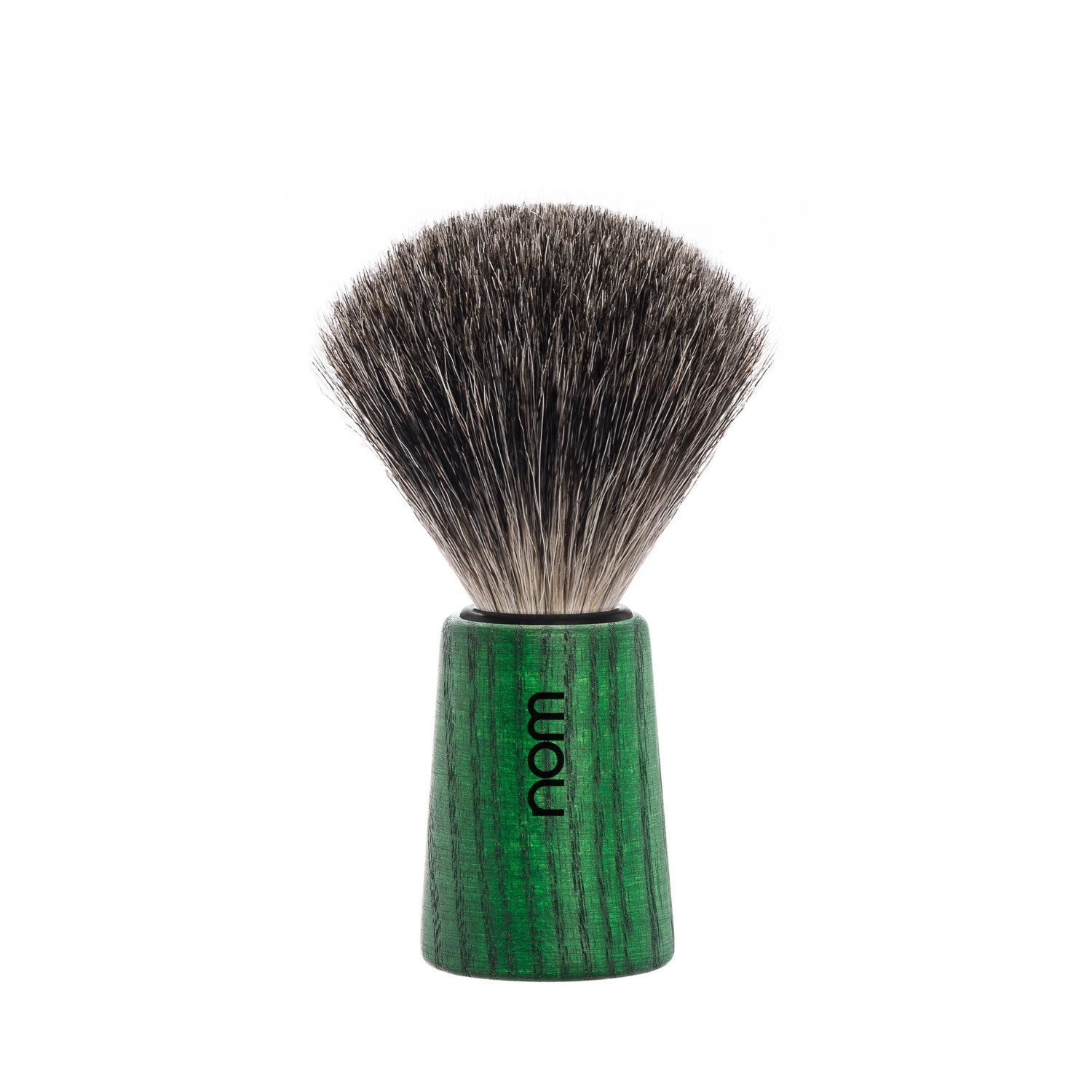 Pamatuf Pure Badger cu par de bursuc cu maner din lemn de frasin Theo 81 Green Ash