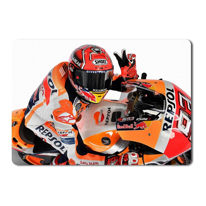 Marc M Rquez Repsol Honda Motogp Hd egérpad, 21,5 x 27 x 0,3 cm