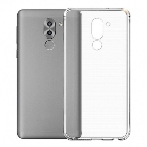 Set Husa Pentru HUAWEI Mate 9 Lite / Honor 6X - Ultra Slim (Transparent) Si Folie de Sticla Pentru HUAWEI Mate 9 Lite / Honor 6X Smart Glass
