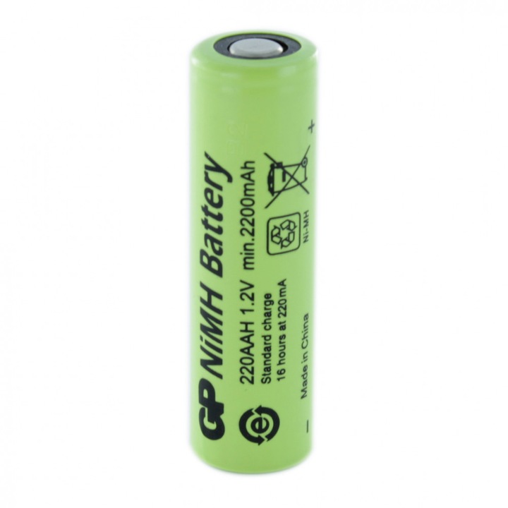 Акумулаторна Батерия R6 AA 220AAH-B 2200mAh NiMH 1 бр. BULK Industrial GP