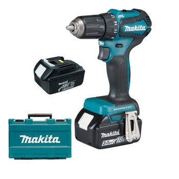 Masina de gaurit si insurubat cu acumulator Makita DDF483RFE, 18 V, 3 Ah, 50 Nm Masina de gaurit si insurubat cu acumulator Makita DDF483RFE, 18 V, 3 Ah, 50 Nm