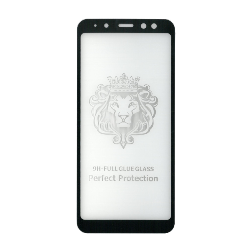 Folie sticla full size cu adeziv pe toata suprafata, EuroCELL, pentru Samsung Galaxy A8 2018, negru