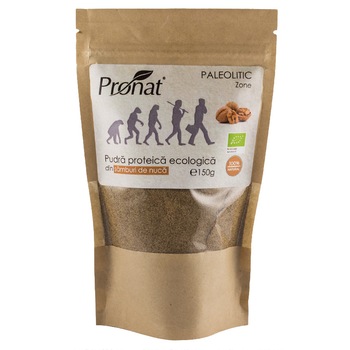 Pudra proteica bio din samburi de nuca, Pronat 150g Pudra proteica bio din samburi de nuca, Pronat 150g