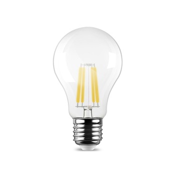 Bec LED cu filament 6W A60 E27 6400K Bec LED cu filament 6W A60 E27 6400K