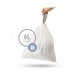 Saci de gunoi cod B, 6 L/ 30 buc, plastic - simplehuman