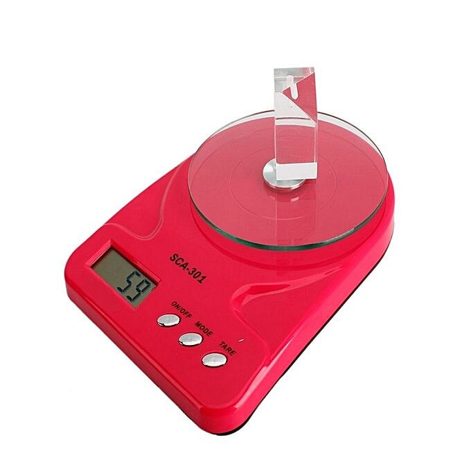 Cantar de Bucatarie SCA-301, 7 Kg, Rosu