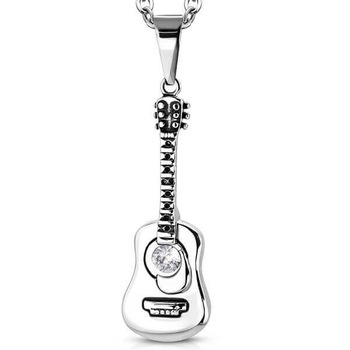 Pandantiv barbati din inox si zirconiu Pandantiv barbati din inox si zirconiu