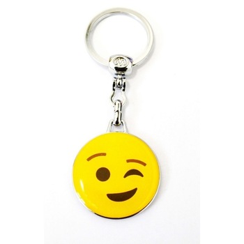 Breloc cheie din metal - Emoticon Tras din ochi - Motor Starter Breloc cheie din metal - Emoticon Tras din ochi - Motor Starter