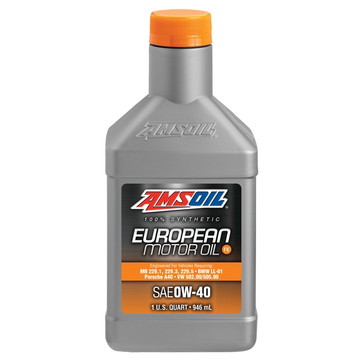 Ulei de Motor Auto Benzina/Diesel, Amsoil European Car Formula 0W40 Classic, 100% Sintetic, 0.946L
