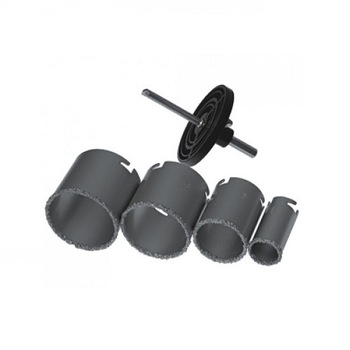 Set carote diamantate pentru ceramica 4buc Dedra Set carote diamantate pentru ceramica 4buc Dedra