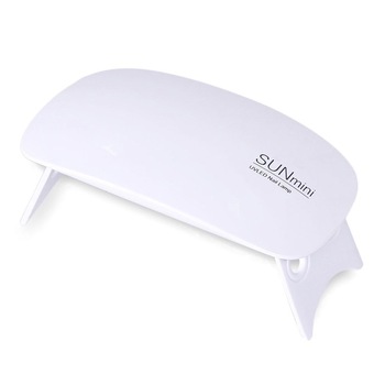 Mini lampa UV LED pentru manichiura, 6W, 6xLED, cablu USB, alb, SUNUV Mini lampa UV LED pentru manichiura, 6W, 6xLED, cablu USB, alb, SUNUV