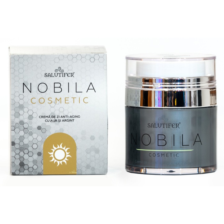 Crema anti-aging de zi cu aur si argint NOBILA COSMETIC 30 ml