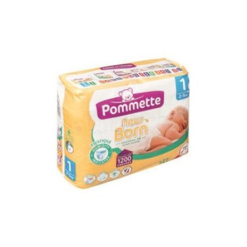 Scutece copii Pommette New Born nr 1,2-5kg 27 buc