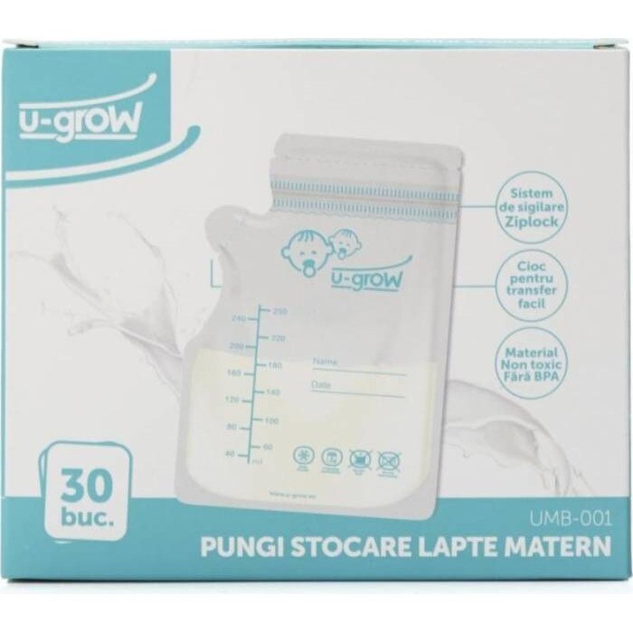 Pungi stocare lapte matern 30 bucati