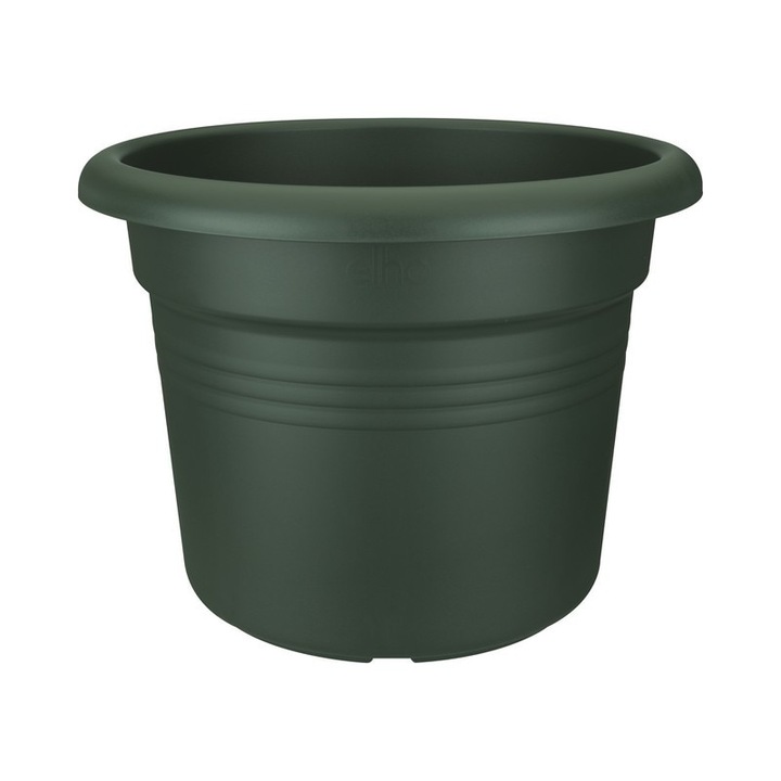 Ghiveci pentru plante de exterior Elho Green Basics Cilinder cu diametrul de 80 cm verde inchis