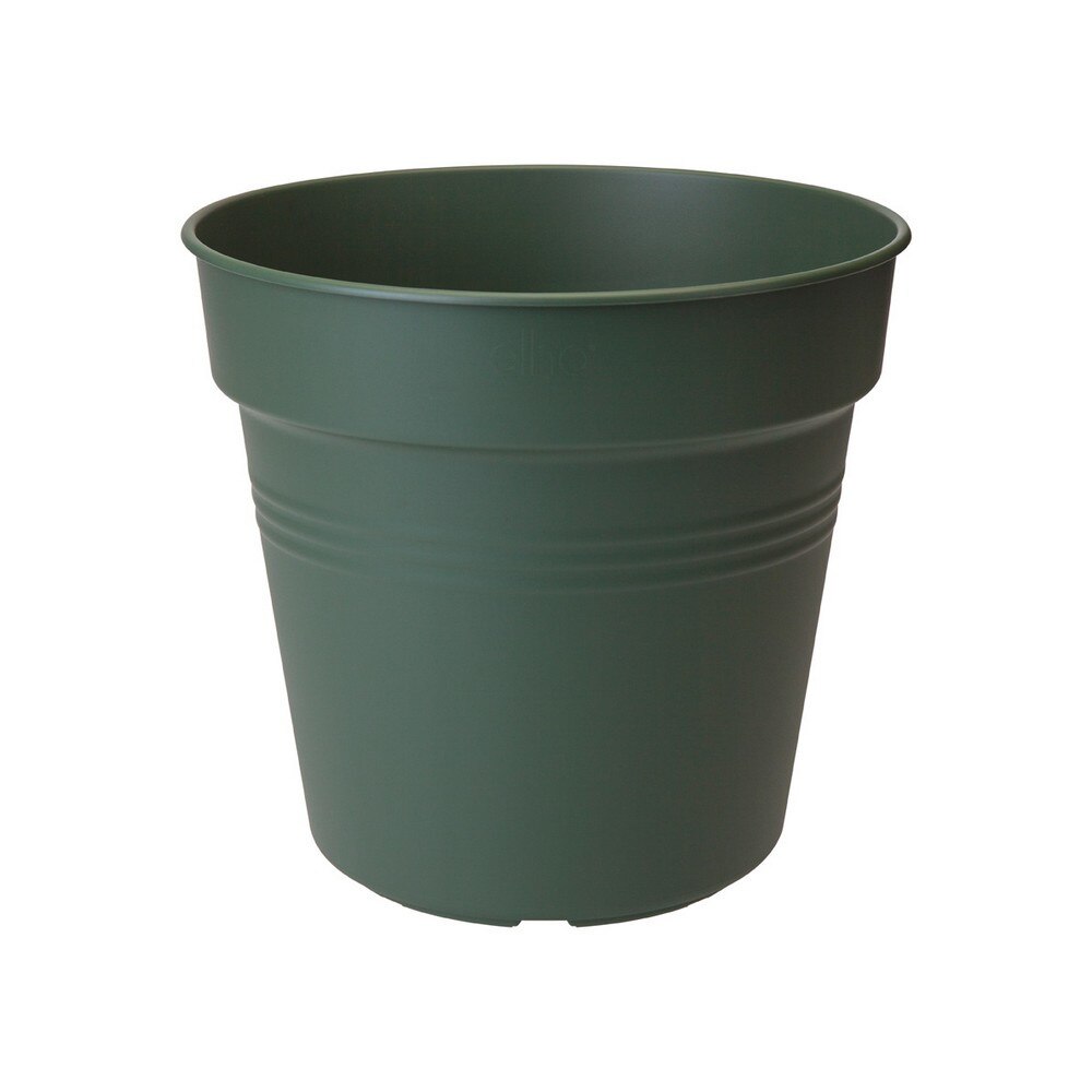 Ghiveci de productie Green Basics cu diametrul de 13 cm verde inchis