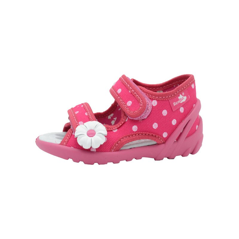 Sandale din panza fetite Renbut RNBT5-R, Roz, 25