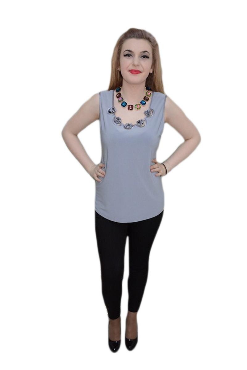 Bluza casual, culoare gri, D&J Exclusive, Gri