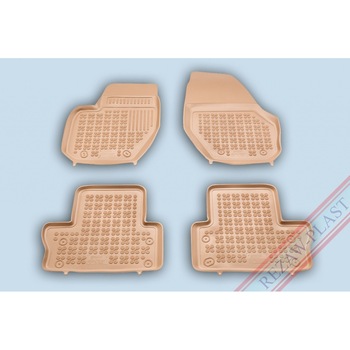 Covoare / Covorase cauciuc BEJ VOLVO V60 I 2010-2018 presuri stil tip tavita Rezaw Covoare / Covorase cauciuc BEJ VOLVO V60 I 2010-2018 presuri stil tip tavita Rezaw