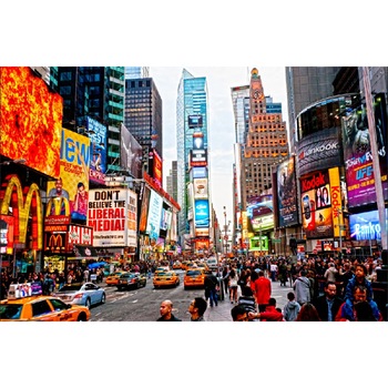Tablou canvas Ziua in Time Square, 105 x 70 cm Tablou canvas Ziua in Time Square, 105 x 70 cm
