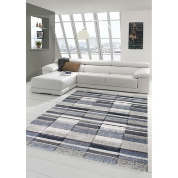 Covor Merinos, Indigo 22153 395-Blue 160x230, densitate covor 3 KG/m², grosime covor 13 mm, numar noduri pe m² 290000 Covor Merinos, Indigo 22153 395-Blue 160x230, densitate covor 3 KG/m², grosime covor 13 mm, numar noduri pe m² 290000