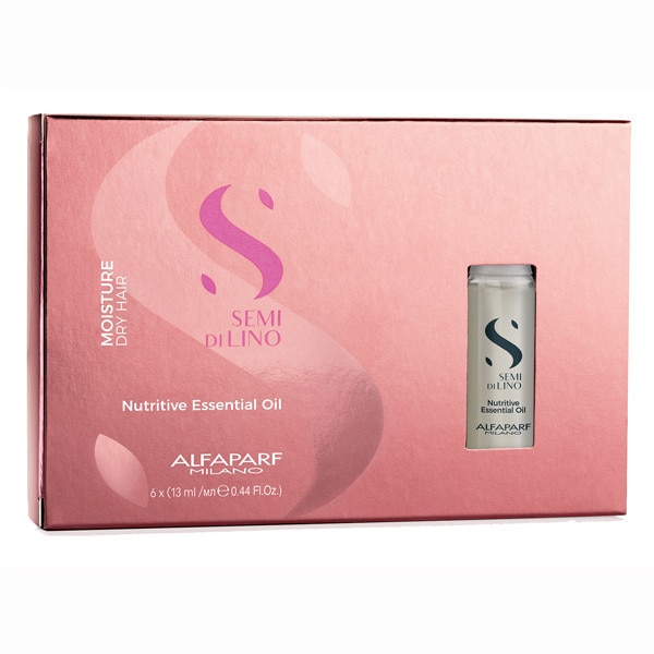 Ulei esential pentru hidratare Alfaparf Semi di Lino Moisture Nutritive Essential Oil, 6X13 ml