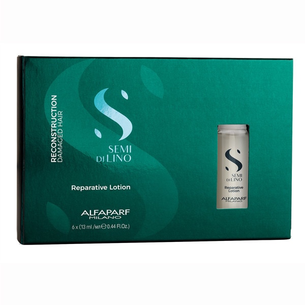 Lotiune de reconstructie Alfaparf Semi di Lino Reconstruction Reparative Lotion, 6x13 ml
