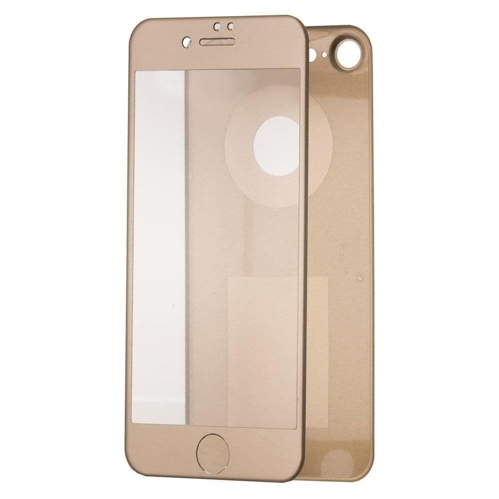 Folie Sticla +Aluminiu Wozinsky 3D 360 Aurie Pentru Iphone 7 Plus,Iphone 8 Plus