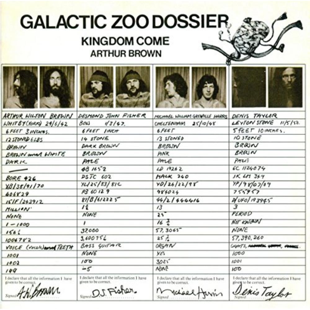 Arthur Brown & Kingdom Come - Galactic Zoo Dossier [remaster] (cd)