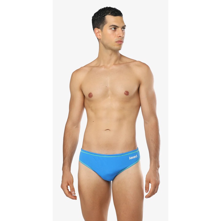 Slip inot Jaked barbati, MILANO, albastru/galben, marime XS INTL