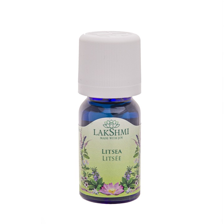 Lakshmi Litsea illóolaj, 10 ml, negatív gondolatok ellen, faggyúfa