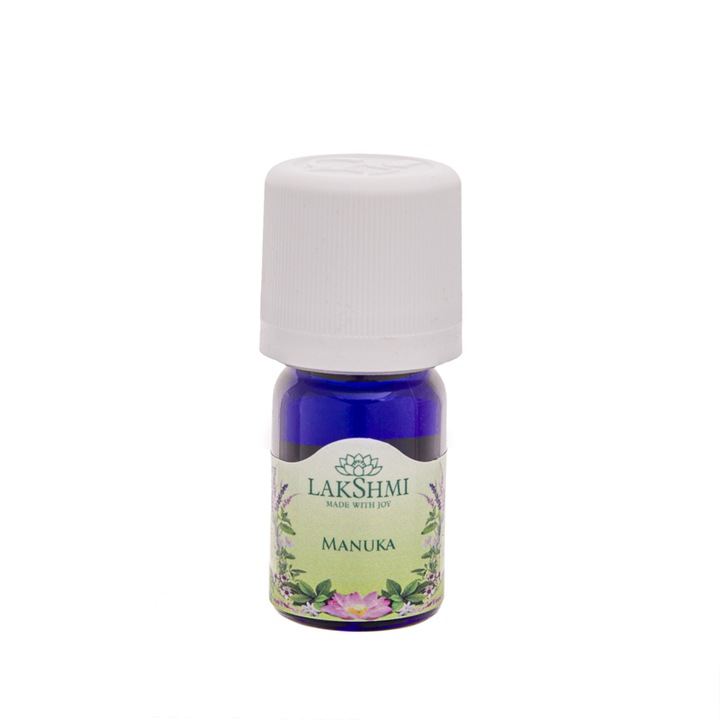Ulei esential manuka, Lakshmi, 5 ml, antibacterian si antifungic
