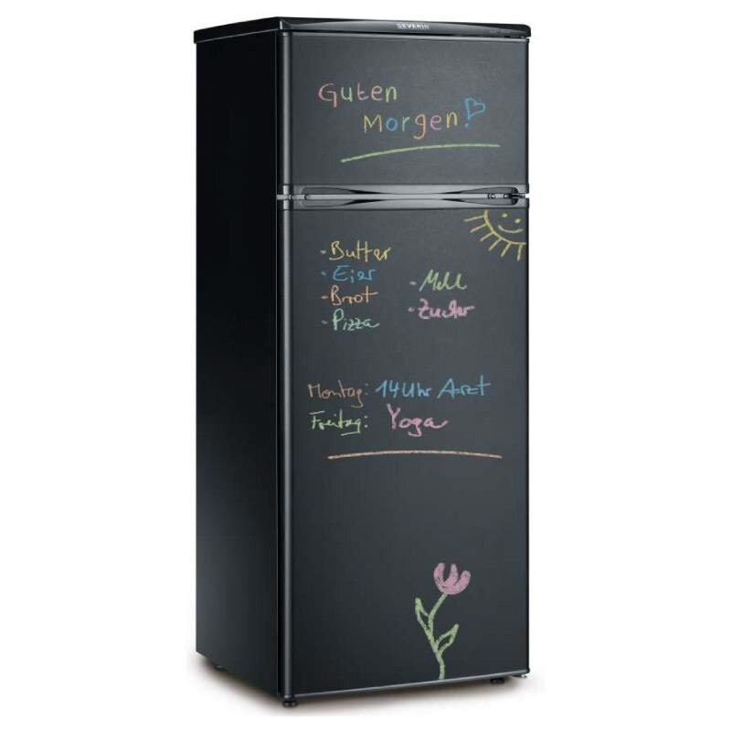 Frigider cu 2 usi Severin KS 9950, Clasa A++, 173 KWh/an, 212L, Negru mat
