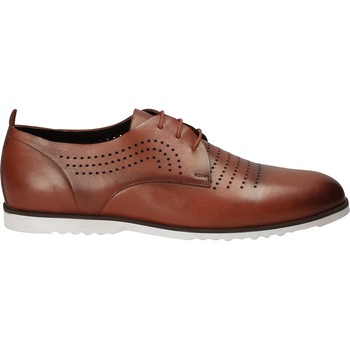 Pantofi eleganti din piele cu perforatii, Da Vinci, Maro Pantofi eleganti din piele cu perforatii, Da Vinci, Maro