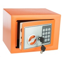 seif metalic cu cifru electronic si cheie 17eo casa de bani cutie de valori 230x170x170 mm portocaliu imagen 46_0_
0