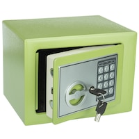 seif metalic cu cifru electronic si cheie 17e-g casa de bani cutie de valori 230x170x170 mm verde imagen 48_0_
0