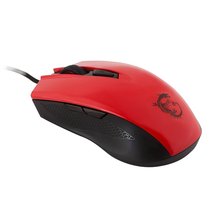 Геймърска мишка MSI CLUTCH GM40, червен, USB