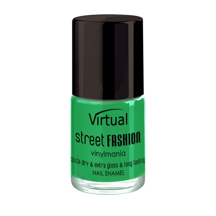 Lac de unghii Virtual Streetfashion, Green Island, 10 ml