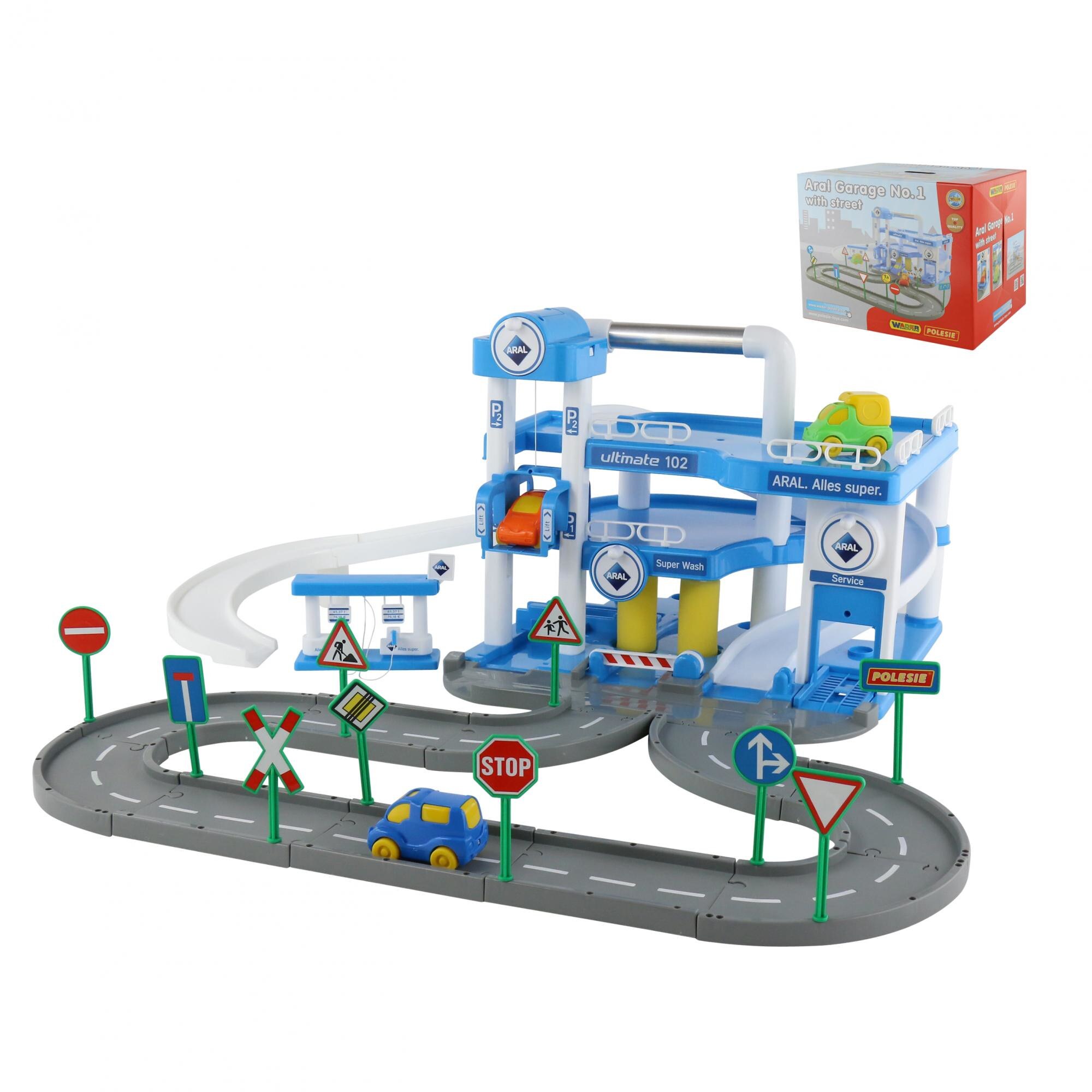 Parcare ARAL 3 nivele cu strada, Wader