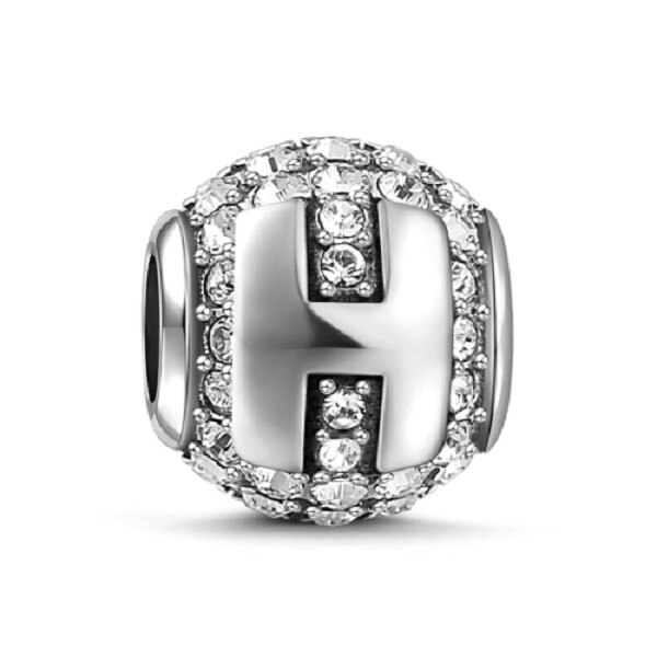 Charm pentru bratara litera h