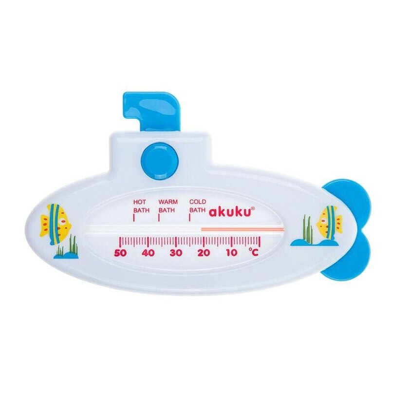 Termometru baie, submarin, alb