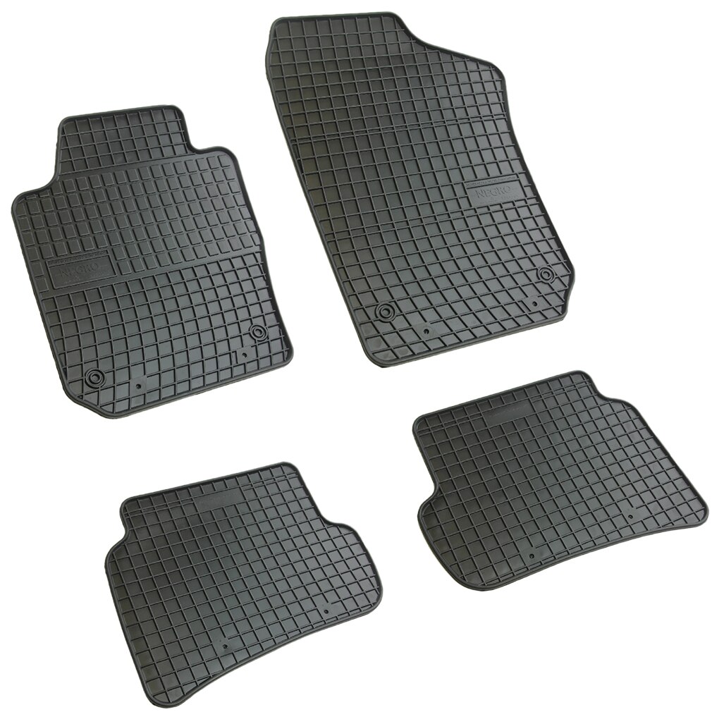 Set covorase auto BestAutoVest din cauciuc pentru Seat Ibiza 5 2008- Skoda Fabia 3 2014- 4 bucati