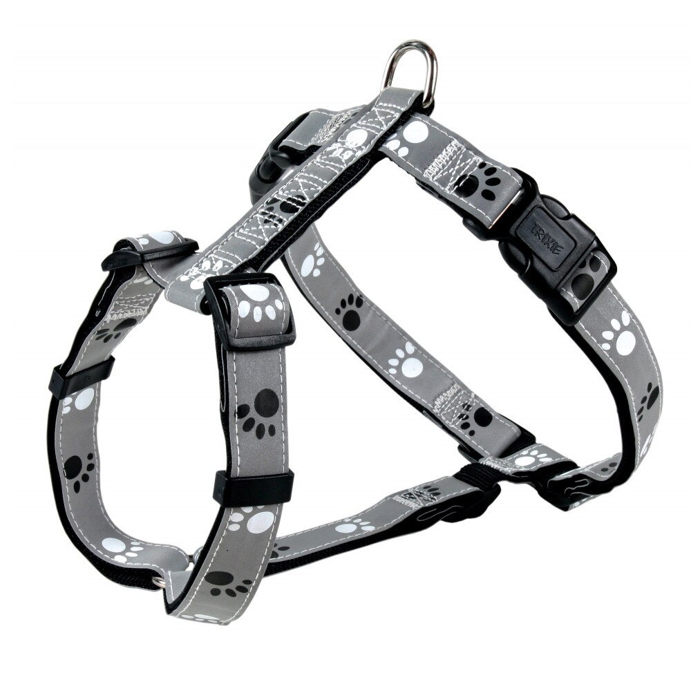 Ham Trixie Silver Reflex XS-S 30-40 cm/15 mm Negru/Gri 12231