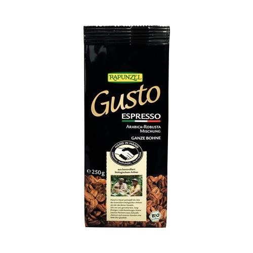 Cafea Bio Gusto Espresso Boabe Rapunzel 250gr