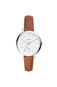Fossil, Ceas cu o curea de piele Jacqueline, Maro inchis Fossil, Ceas cu o curea de piele Jacqueline, Maro inchis