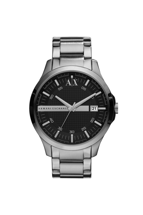 ARMANI EXCHANGE, Часовник Hampton от неръждаема стомана, Сребрист