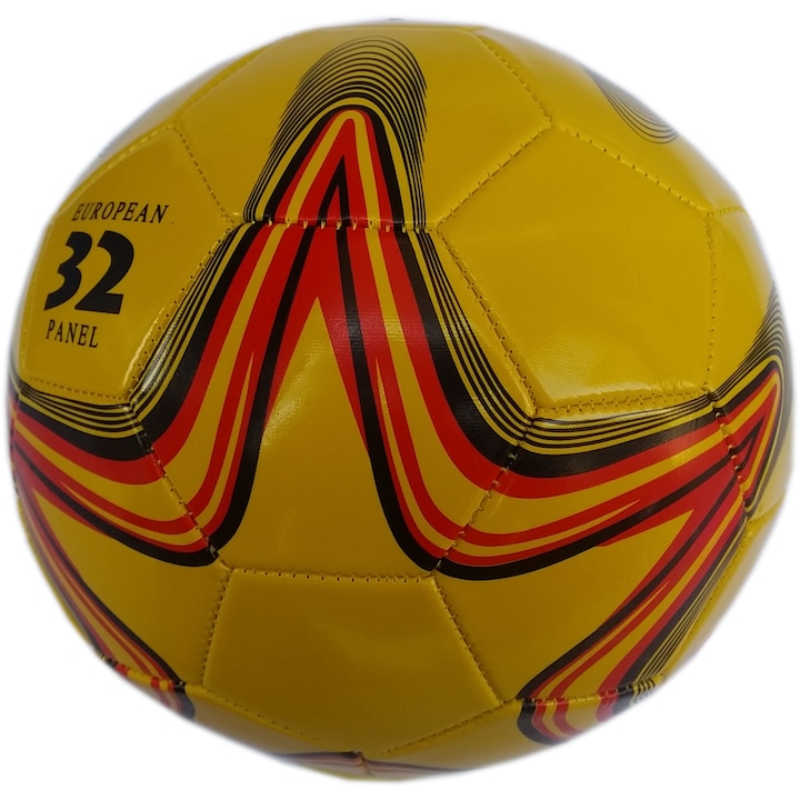 Футболна топка Kristaltoys, Кожена, Номер 5, 32 панела