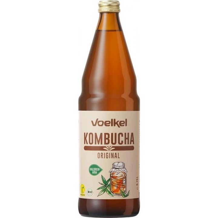 Kombucha Voelkel alapú savanyított ital 750 ml